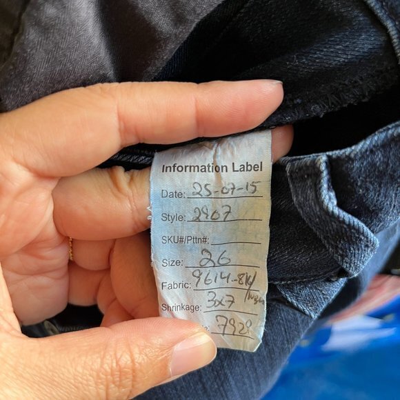 DL1961 FLORENCE SKINNY MID RISE INSTASCULPT CROP JEANS WOMENS SIZE 26 - Picture 9 of 10